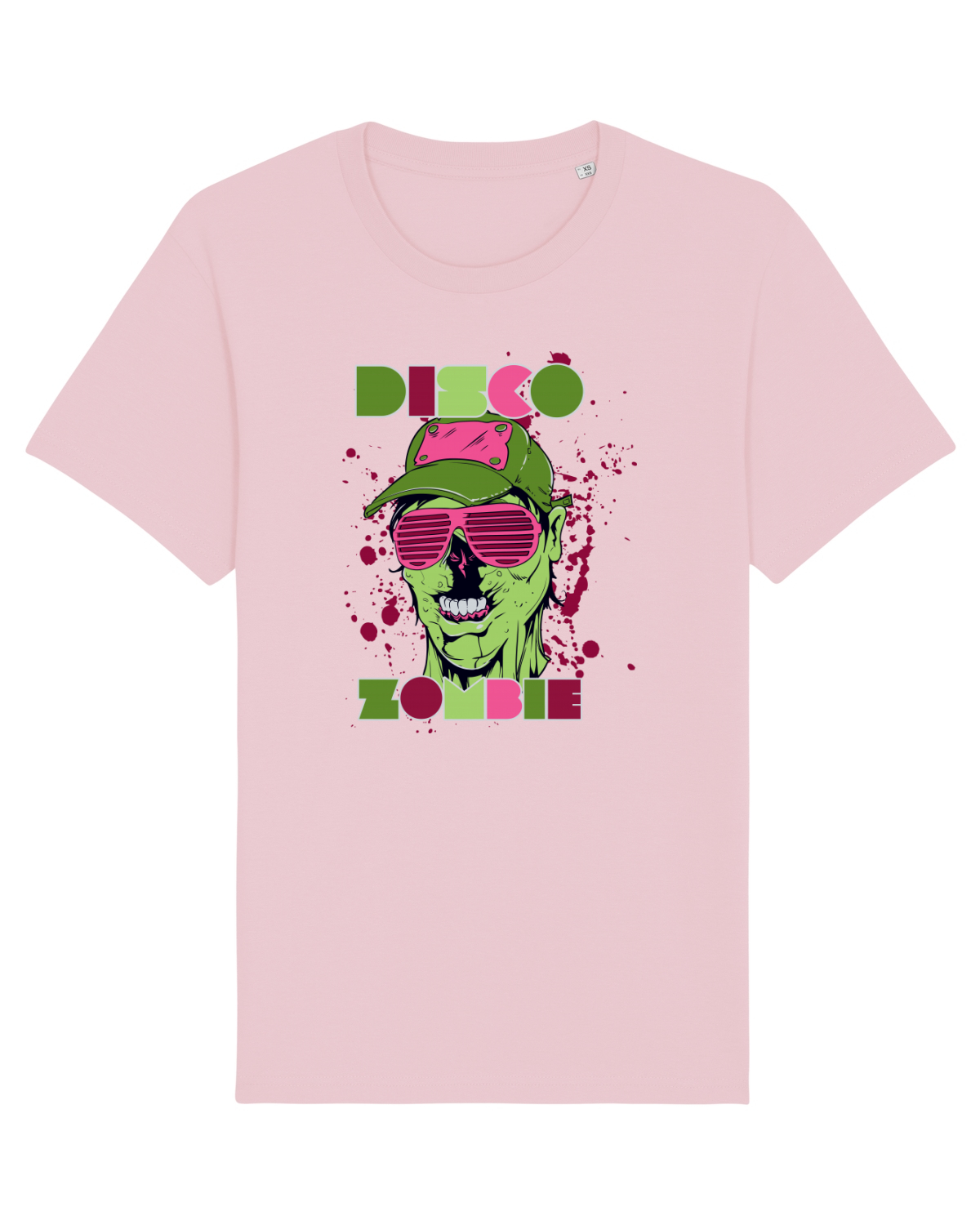 Tricou mânecă scurtă Unisex Rocker Cotton Pink