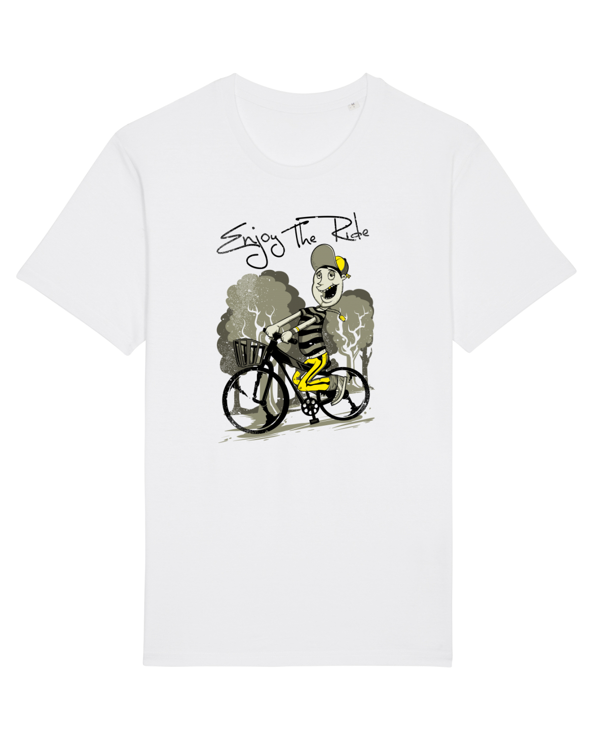 Tricou mânecă scurtă Unisex Rocker White