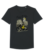 Enjoy the Ride Tricou mânecă scurtă guler larg Bărbat Skater