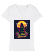 Evil Tentacle Retro Tricou mânecă scurtă guler V Damă Evoker