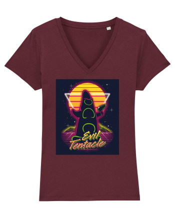 Evil Tentacle Retro Burgundy