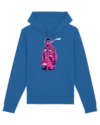 Cool Red Girl Royal Blue