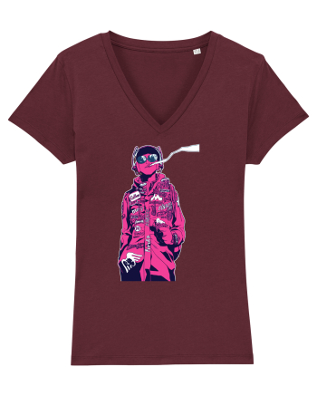 Cool Red Girl Burgundy