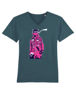 Cool Red Girl Tricou mânecă scurtă guler V Bărbat Presenter
