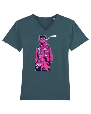 Cool Red Girl Stargazer