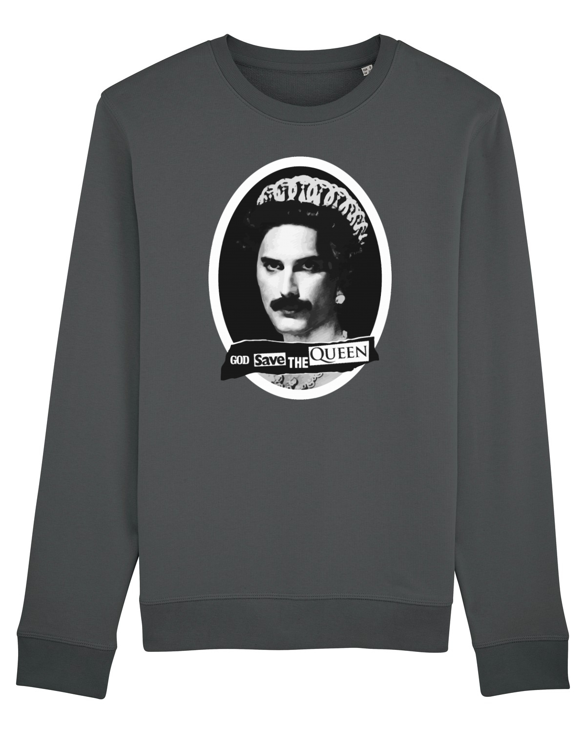 Bluză mânecă lungă Unisex Rise Anthracite