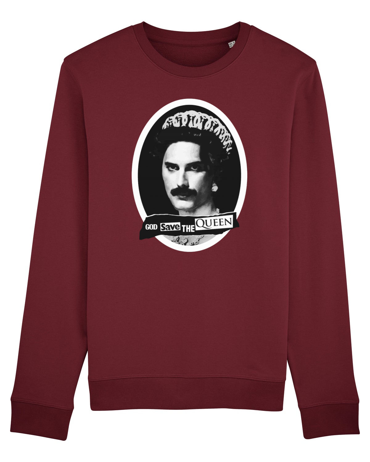 Bluză mânecă lungă Unisex Rise Burgundy