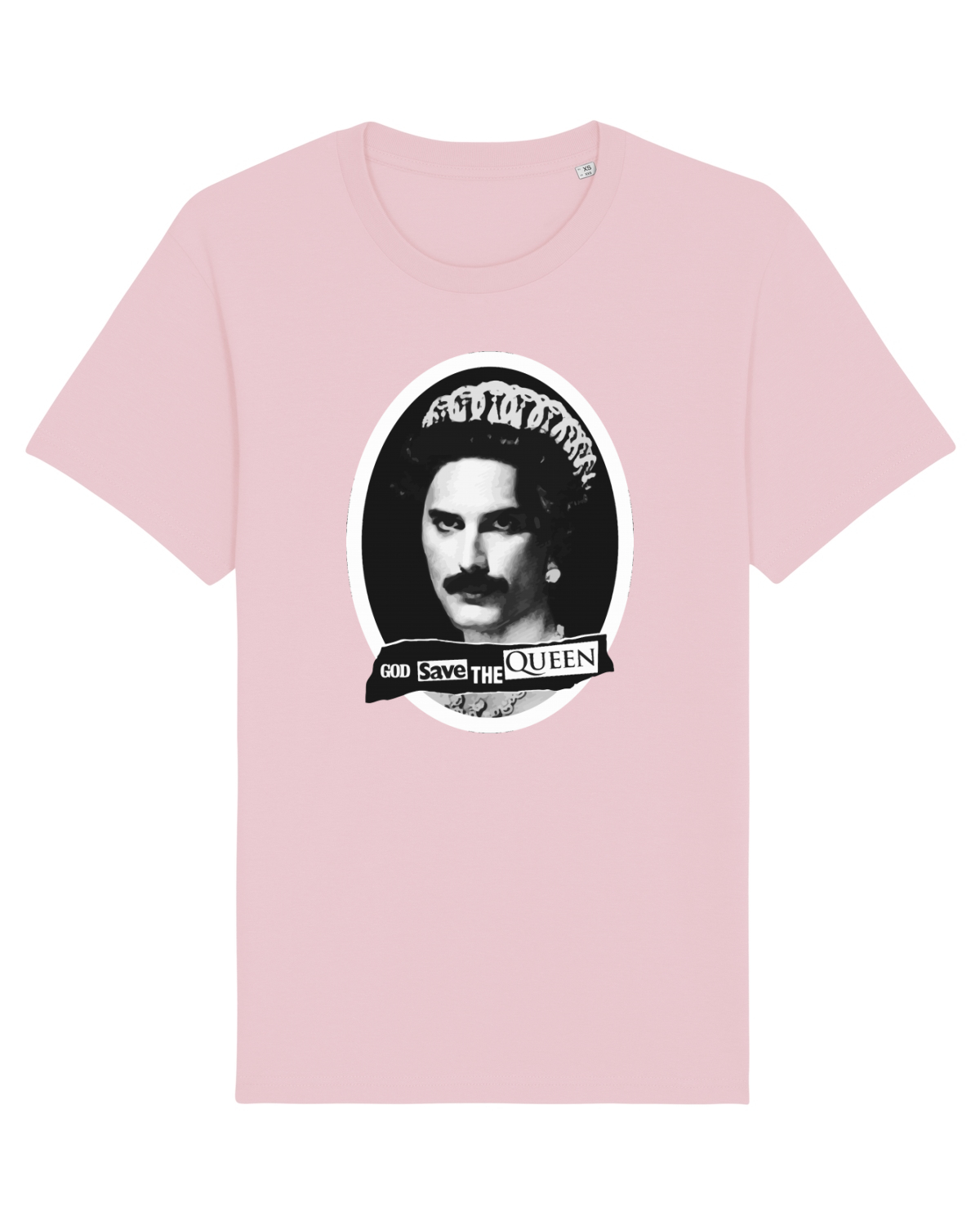 Tricou mânecă scurtă Unisex Rocker Cotton Pink