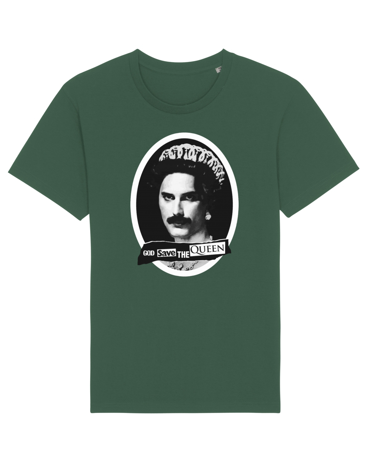 Tricou mânecă scurtă Unisex Rocker Bottle Green