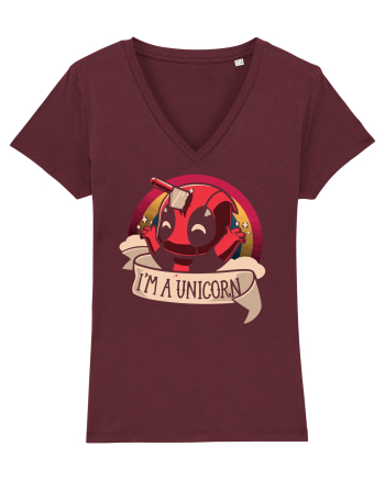 Unicorn DeadPool Burgundy