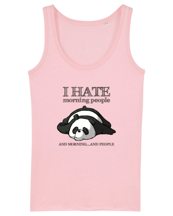 I hate Morning People Cotton Pink