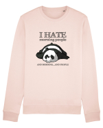 I hate Morning People Bluză mânecă lungă Unisex Rise
