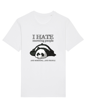 I hate Morning People White
