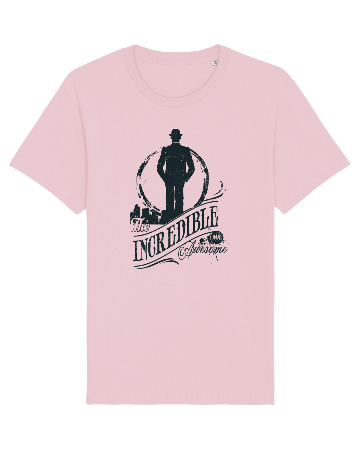 Tricou mânecă scurtă Unisex Rocker Cotton Pink