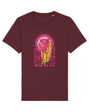Junk Food Pig Burgundy