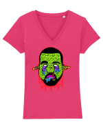 Zombie Kanye Tricou mânecă scurtă guler V Damă Evoker