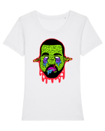 Zombie Kanye Tricou mânecă scurtă guler larg fitted Damă Expresser