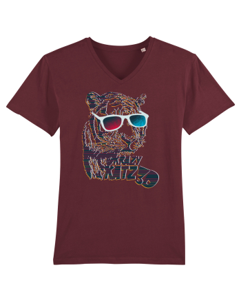 Krazy Katz Tiger Burgundy
