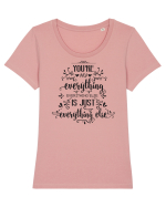 Ești tot ce am Tricou mânecă scurtă guler larg fitted Damă Expresser