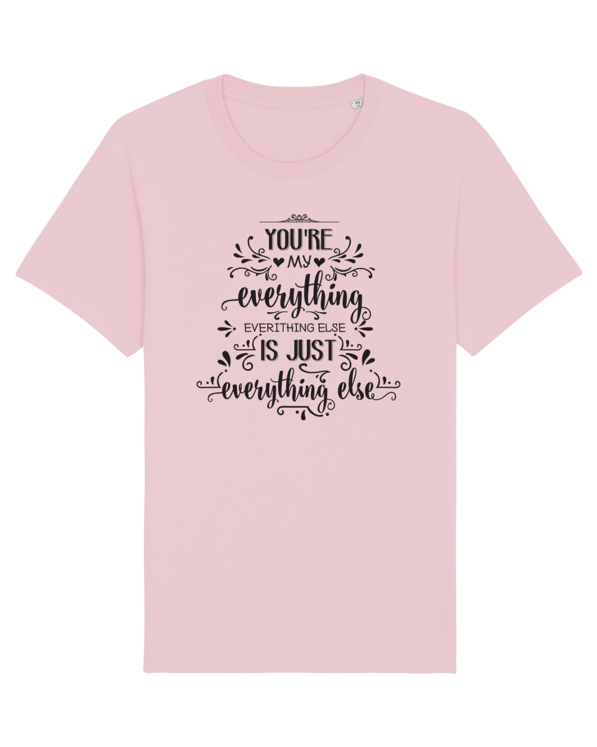 Tricou mânecă scurtă Unisex Rocker Cotton Pink