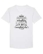 Ești tot ce am Tricou mânecă scurtă guler larg Bărbat Skater