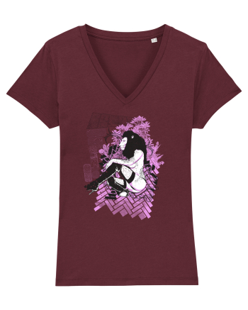 Lion Diva Burgundy