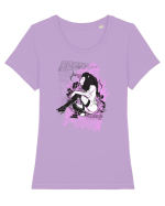 Lion Diva Tricou mânecă scurtă guler larg fitted Damă Expresser