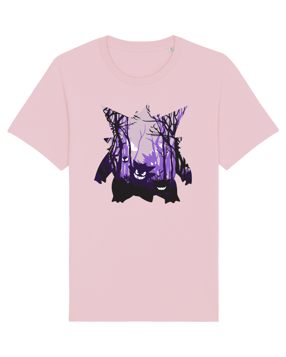 Tricou mânecă scurtă Unisex Rocker Cotton Pink