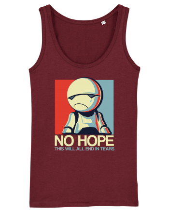 No Hope Droid Burgundy
