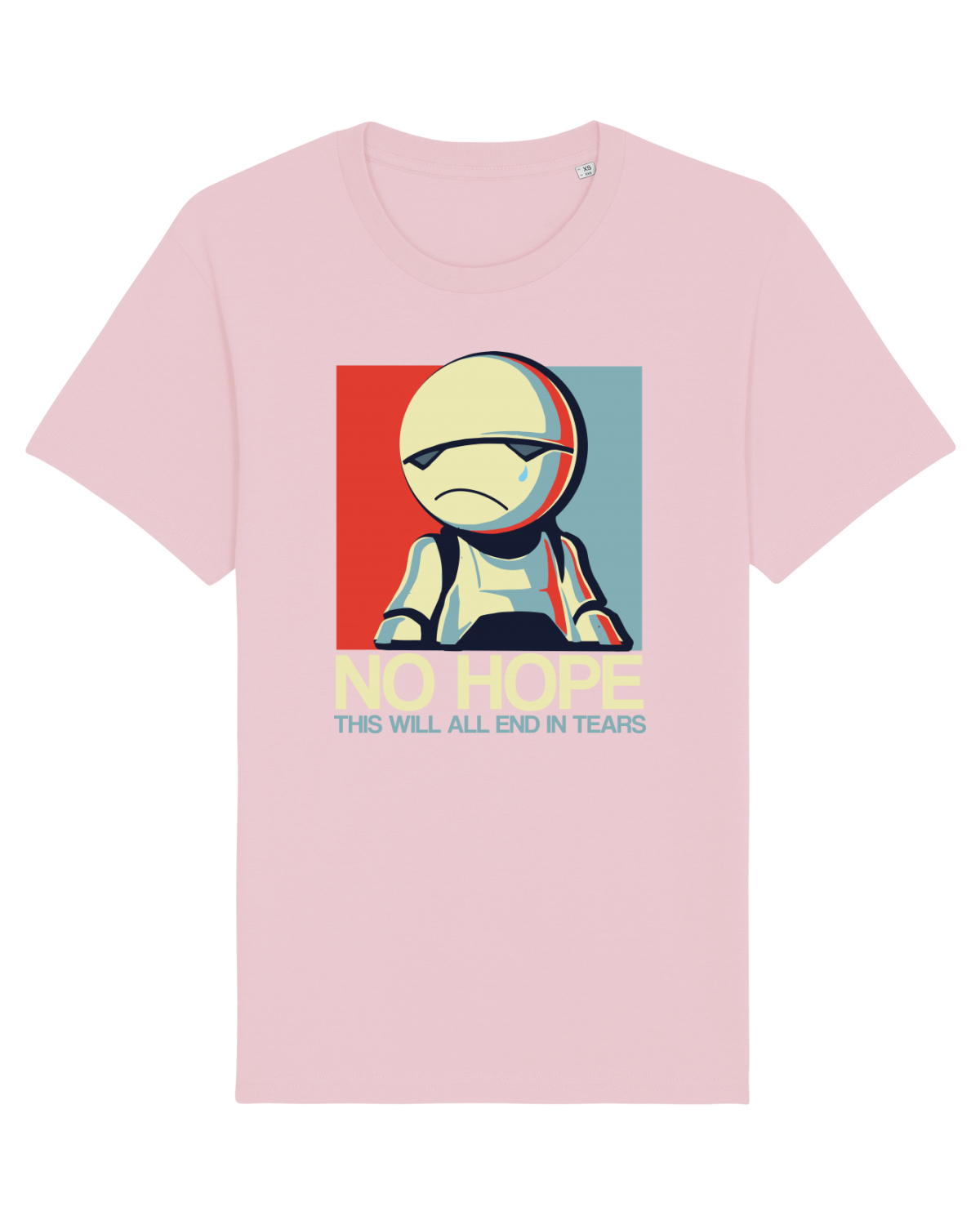 Tricou mânecă scurtă Unisex Rocker Cotton Pink
