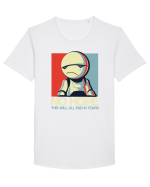 No Hope Droid Tricou mânecă scurtă guler larg Bărbat Skater