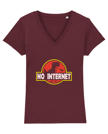 No Internet Dino Burgundy