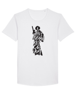 Leia I dont need Rescuing Tricou mânecă scurtă guler larg Bărbat Skater