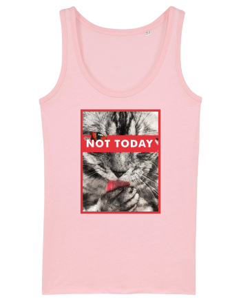 Not Today Cat Cotton Pink