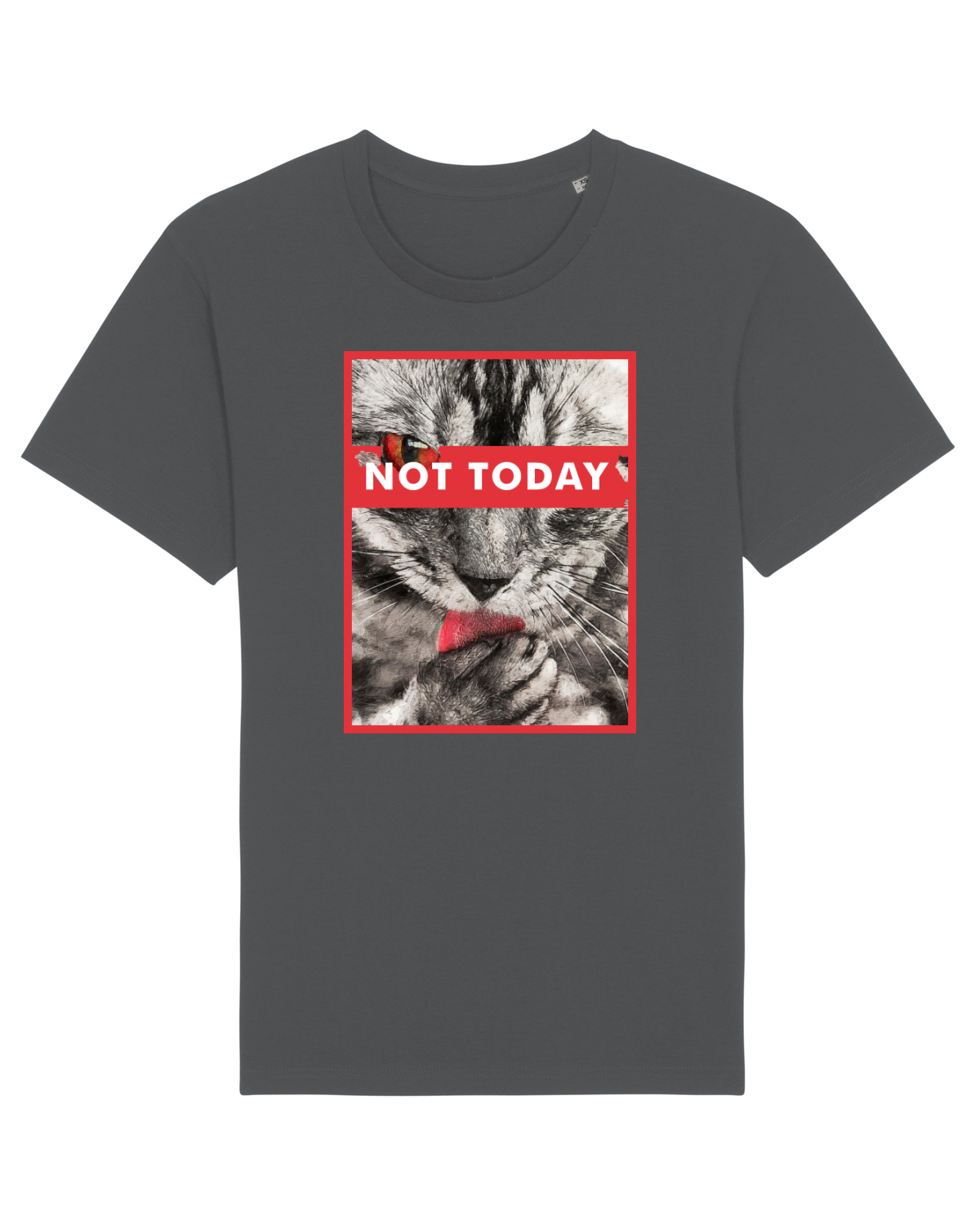 Tricou mânecă scurtă Unisex Rocker Anthracite
