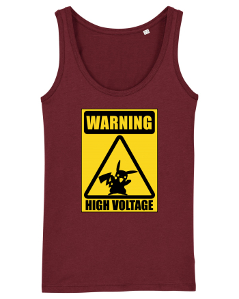 Warning Pika Burgundy