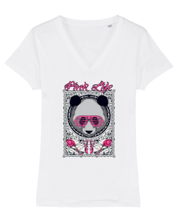 Pink Life Panda White