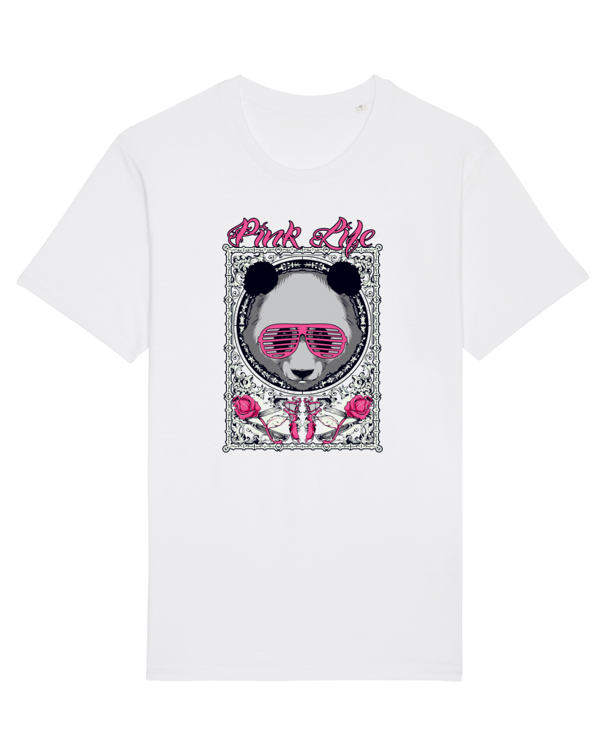 Tricou mânecă scurtă Unisex Rocker White