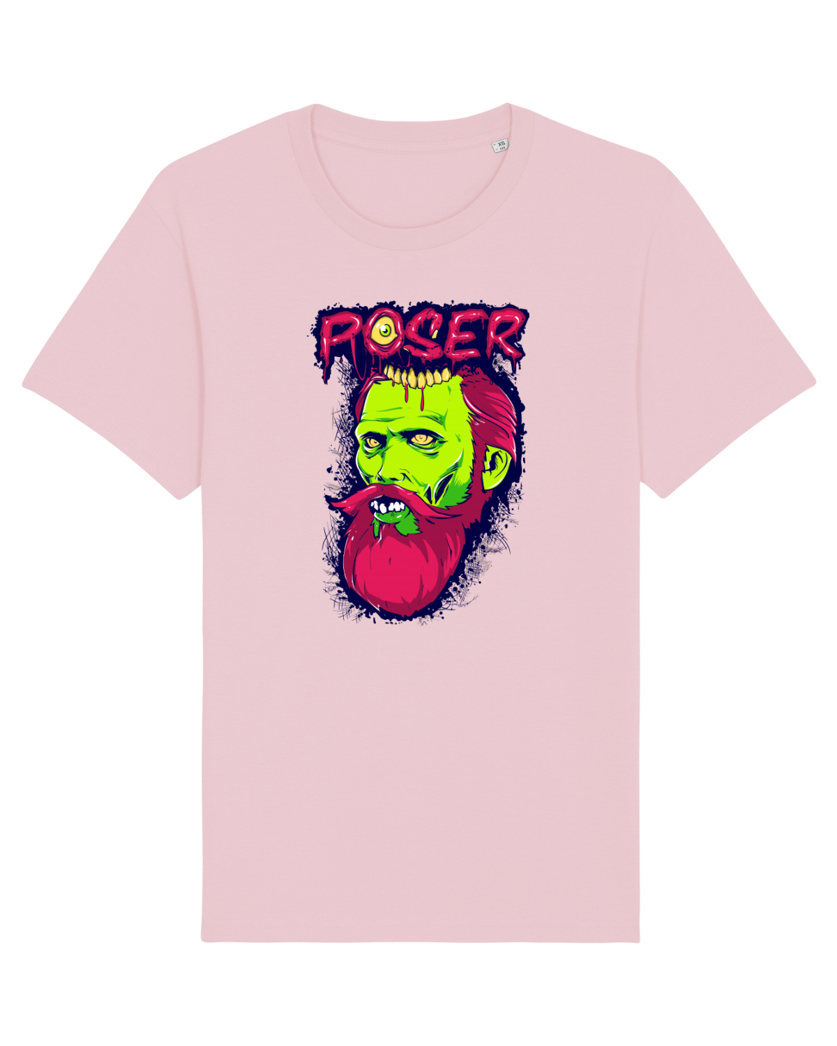 Tricou mânecă scurtă Unisex Rocker Cotton Pink