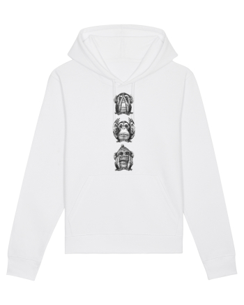 Resist Evil Monkeys White