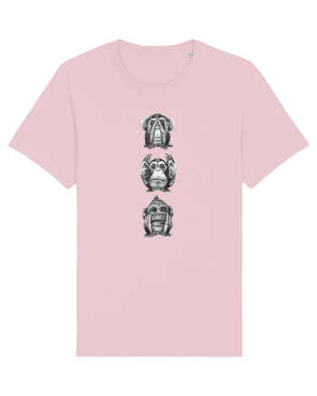 Resist Evil Monkeys Cotton Pink