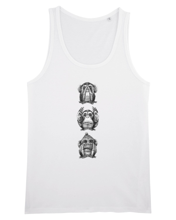 Resist Evil Monkeys White