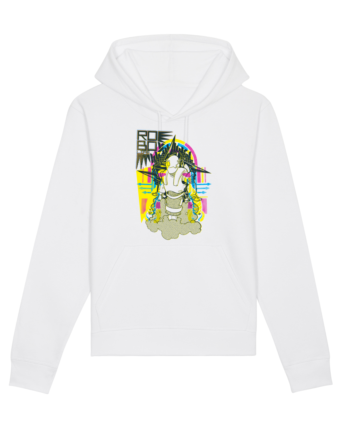 Hanorac Unisex Drummer White
