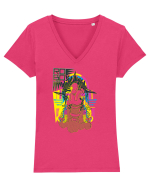 Robot Life Tricou mânecă scurtă guler V Damă Evoker