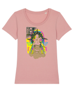 Robot Life Tricou mânecă scurtă guler larg fitted Damă Expresser