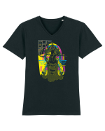 Robot Life Tricou mânecă scurtă guler V Bărbat Presenter