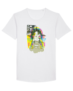 Robot Life Tricou mânecă scurtă guler larg Bărbat Skater