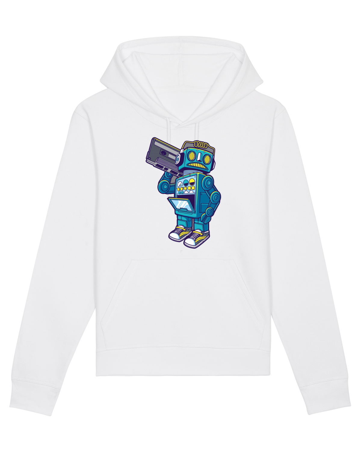Hanorac Unisex Drummer White