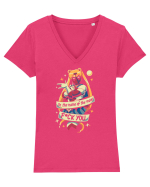 Sailor Moon DeadPool Tricou mânecă scurtă guler V Damă Evoker