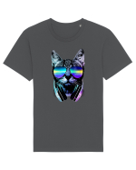 Techno Cat Tricou mânecă scurtă Unisex Rocker